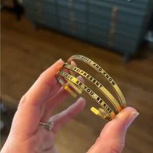 Gold MantraBands (3)
